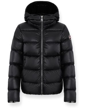Colmar Hooded Down Puffer Jacket - Black