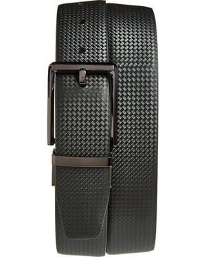 Original Penguin Carbon Fiber Embossed Belt - Gray