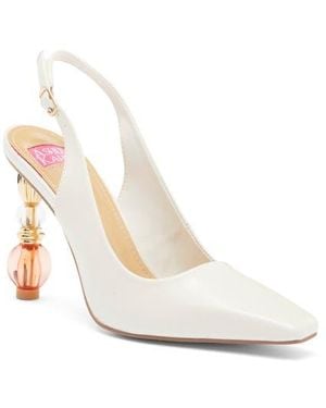 Ashley Kahen Salsa Slingback Pump - White