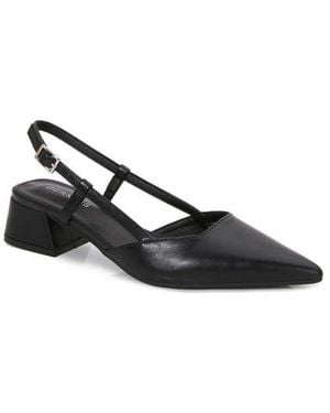 BERNESS Vieda Pointed Toe Slingback Pump - Black