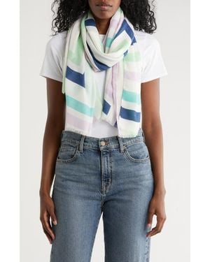 AREA STARS Abstract Print Scarf - Blue