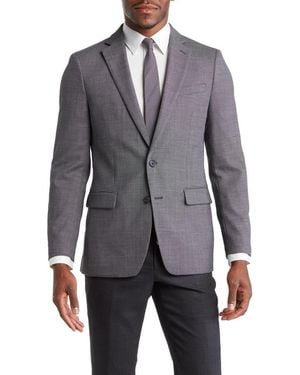 Original Penguin Birdseye Stretch Wool Blazer - Gray