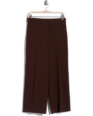 Amanda + Chelsea Wide Leg Crop Pants - Brown