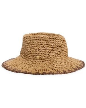 Vince Camuto Telescope Whipstitch Sun Hat - Natural
