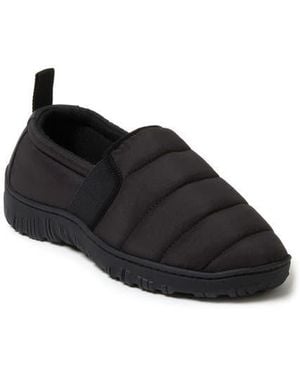 Dearfoams Energy Walk Water Resistant Slipper - Black