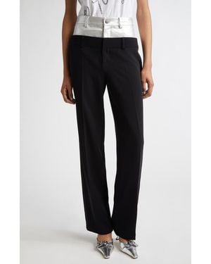 Cinq À Sept Dionne Metallic Pants - Black