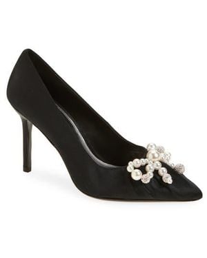 Kate Spade Elodie Faux Pearl Pump - Black