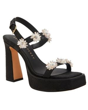 Katy Perry The Steady Floral Slingback Platform Sandal - Black