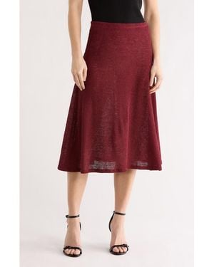 Go Couture Flared Midi Skirt