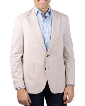 Tailorbyrd Check Sport Coat - Natural