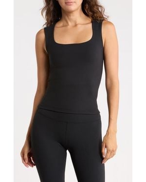 90 Degrees Interlock Monroe Tank - Black