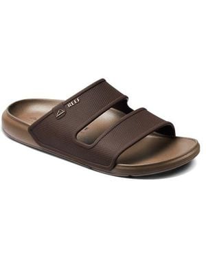 Reef Double Up Slide Sandals - Brown