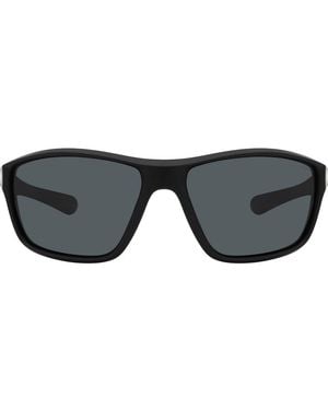 Fossil 63Mm Polarized Rectangular Sunglasses - Black