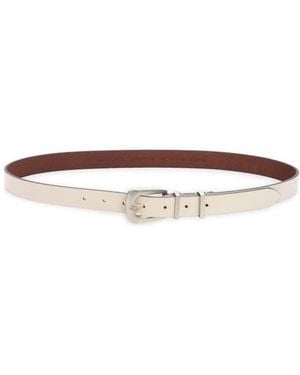 AllSaints Double Keeper Leather Belt - Multicolor