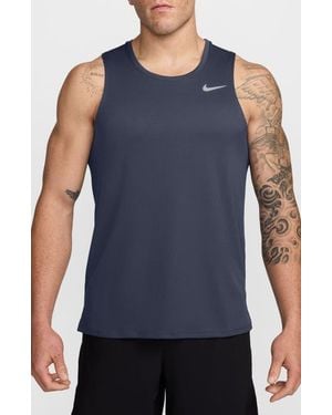 Nike Dri-Fit Running Tank - Blue