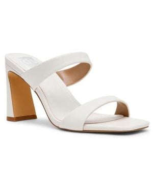 Dolce Vita Veniss Block Heel Slide Sandal - White