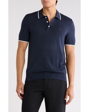 Original Penguin Tipped Cotton Polo - Blue