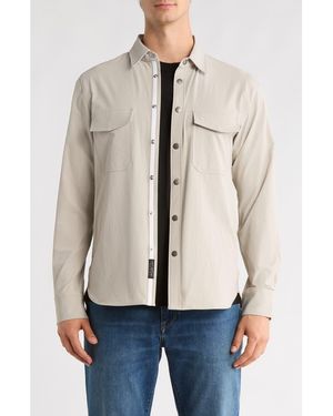 Rag & Bone Stretch Cpo Overshirt - Natural