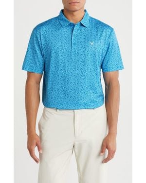 Callaway Apparel Confetti Chevron Golf Polo - Blue
