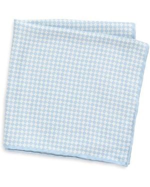 BOSS Silk Pocket Square - Blue