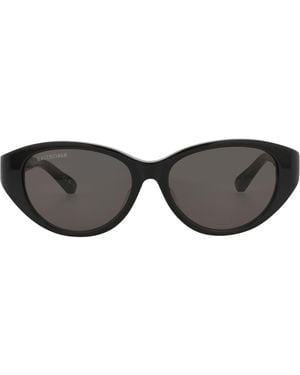 Balenciaga 55Mm Cat Eye Sunglasses - Gray