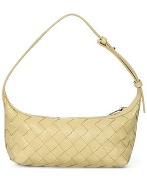 Walter Baker Aurora Woven Leather Mini Shoulder Bag - Metallic