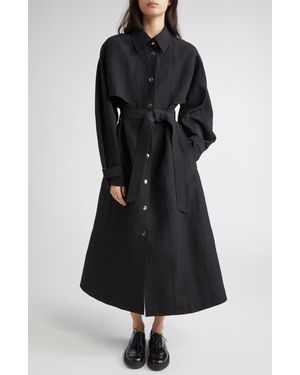 Partow Delaney Trench Coat - Black