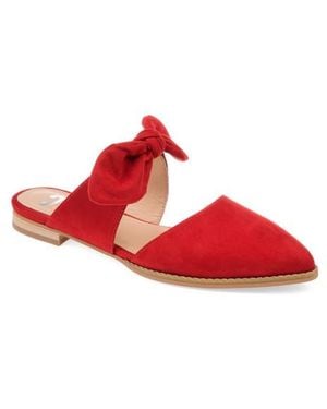 Journee Collection Journee Telulah Bow Mule - Red