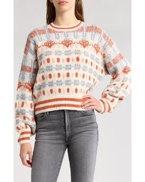 Mother The Long Drop Sweater - Gray