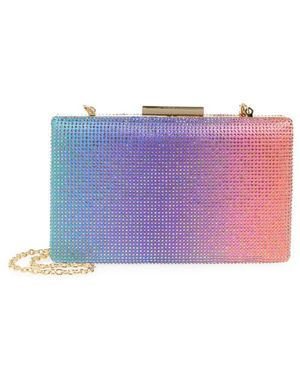 Kurt Geiger Ombré Box Clutch - Purple