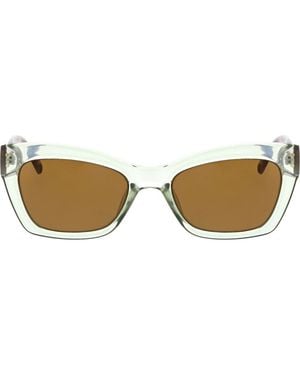 Roxy Swept 55Mm Rectangular Sunglasses - Multicolor