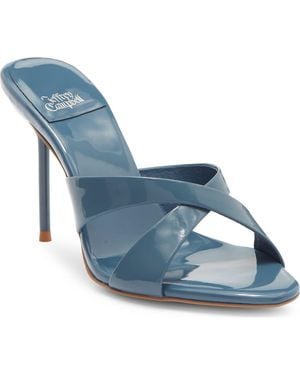 Jeffrey Campbell Crisscross Slide Sandal - Blue
