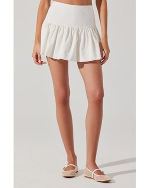 Astr Jenika Miniskirt - White