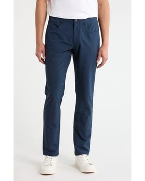 Original Penguin Technical Flat Front Pants - Blue