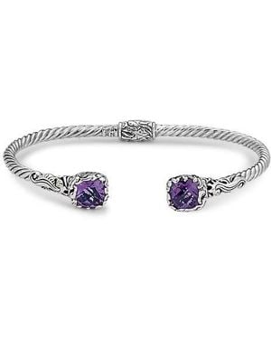 Samuel B. Amethyst Bangle - Purple