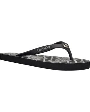 Calvin Klein Sarminya Flip Flop Sandal - Blue