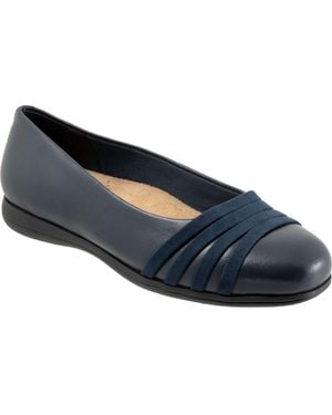 Trotters Drew Wedge Slip-On - Blue