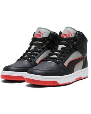PUMA Rebound Layup High Top Sneaker - Black