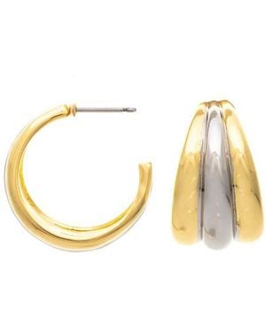 Rivka Friedman Hoop Earrings - Metallic