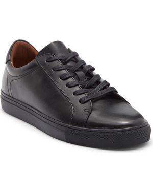 Dunross & Sons Leather Sneaker - Black