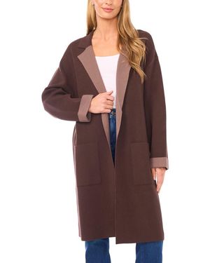 Halogen® Open Front Coat - Red