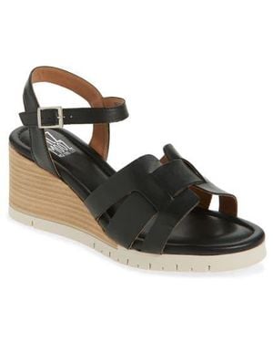 Miz Mooz Mackenzie Wedge Sandal - Black