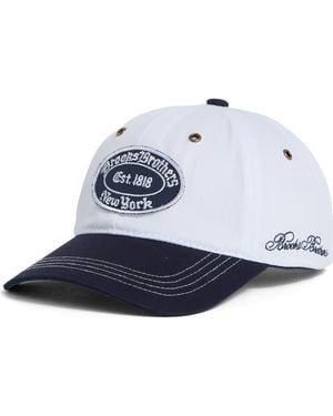 Brooks Brothers Logo Patch Baseball Cap - Blue