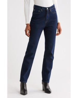 DL1961 Kristy High Waist Slim Straight Leg Jeans - Blue