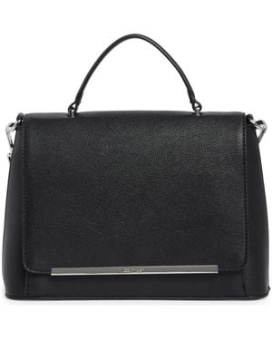 Calvin Klein Alia Satchel Bag - Black