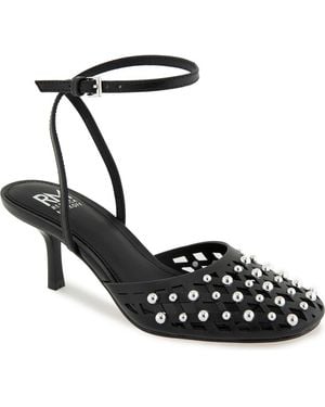 Rebecca Minkoff Fiona Ankle Strap Pump - Black