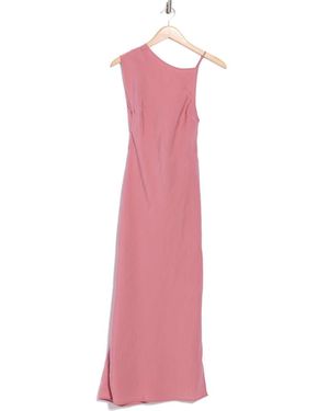ASOS One Shoulder Midi Dress - Pink