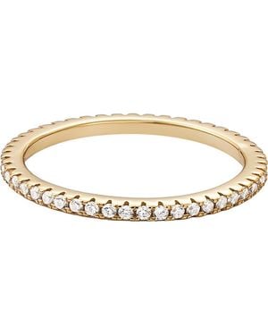 Adornia Fine Pavé 925 Sterling Cz Eternity Band Ring - Metallic