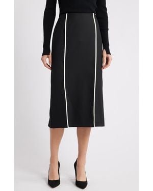BOSS Voltara Wool Blend Pencil Skirt - Black