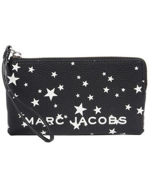 Marc Jacobs Star Print Bold Wristlet Pouch - Black